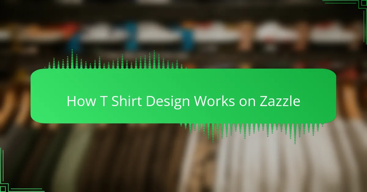 How T Shirt Design Works on Zazzle